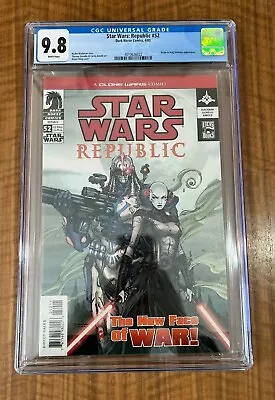 Buy Star Wars Republic #52, 1st Cover Durge, Asajj Ventress, CGC 9.8 Dark Horse 2003 • 239.85£