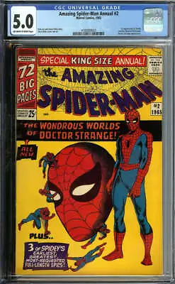 Buy Amazing Spider-man Annual #2 Cgc 5.0 Ow/wh Pages // 1st Appearance Of Xandu • 193.94£