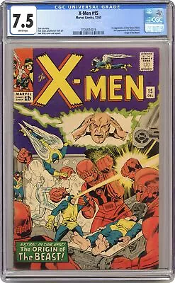Buy Uncanny X-Men #15 CGC 7.5 1965 3736844019 • 520.98£