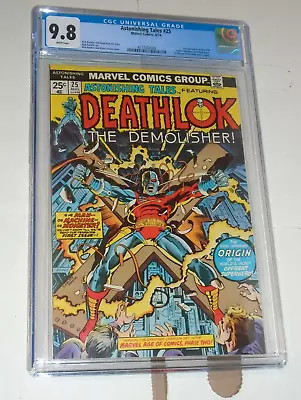 Buy ASTONISHING TALES #25 (1974) CGC 9.8 WHITE 1st Appearance Of Deathlok Marvel KEY • 1,823.24£