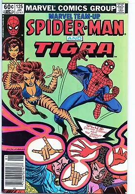 Buy Marvel Team Up Spiderman 125 Rare VF 8.0 Comic Hot 1983 Tigra Dr Strange Fun Hot • 5.99£