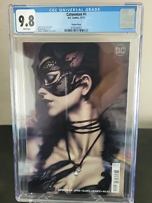 Buy  Catwoman #4 Cgc 9.8 Graded Dc Comics 2018 Incredible Artgerm Variant Cover • 79.43£