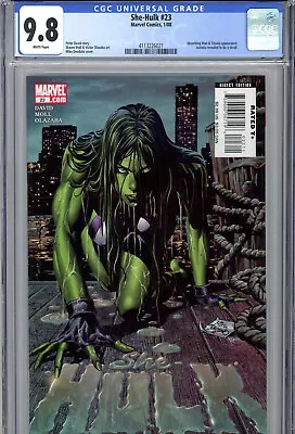Buy She-Hulk #23 (2008) Marvel CGC 9.8 White 1st Appearance Of Jazinda As A Skrull! • 86.93£