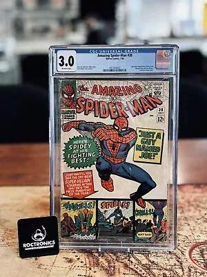Buy Amazing Spider-Man #38 (1966) CGC 3.0 Last Steve Ditko Issue *MP • 63.16£