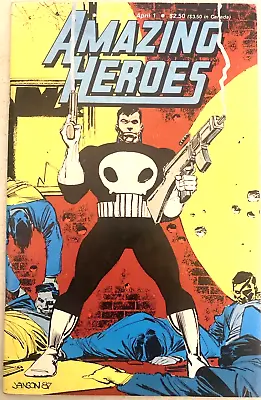 Buy Amazing Heroes # 114. April 1987.  Fantagraphics.  Klaus Janson-cover. Vfn- 7.5 • 3.99£