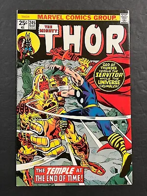 Buy 1975 Marvel Comics The Mighty Thor Issue #245 1st App He Who Remains (aa) 62722b • 20.10£