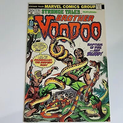 Buy Strange Tales #170 Marvel Comics 1973 2nd Appearance Of Brother Voodoo • 29.58£