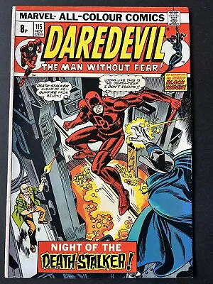 Buy Daredevil #115 - 1974 Marvel Comics. VG • 36£