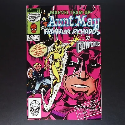Buy Marvel Team-Up #137 | Marvel 1984 | 1st Golden Oldie | NM- • 4.08£