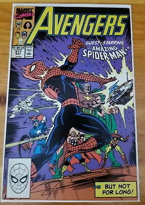 Buy Avengers #317 (Marvel Comics, 1990) Amazing Spider-Man, Captain America, Vision • 3.19£