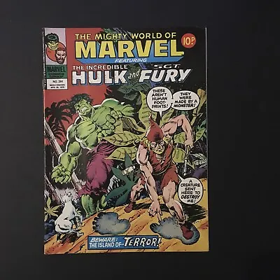 Buy Marvel Comics The Incredible Hulk & SGT Fury #291 Week Ending Apr 26  1978  Fine • 3.25£