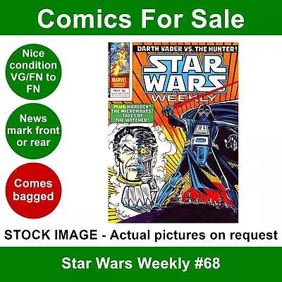 Buy Star Wars Weekly #68 Comic VG/FN 13 June 1979 Marvel UK • 3.99£