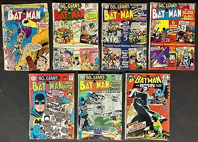 Buy DC Comics- Batman 7x Lot (1957 - 1971) Silver & Bronze Era. Includes #111 • 109.89£