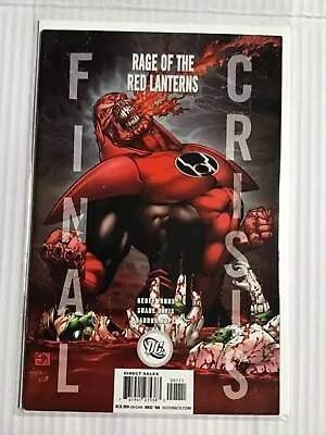Buy Final Crisis Rage Of The Red Lanterns # 1 Cover A Dc Comics  • 14.95£