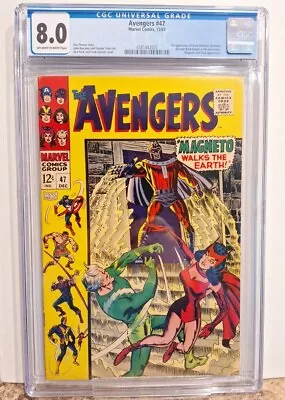 Buy Avengers #47 CGC 8.0 1967, 1st App. Dane Whitman, New Case!! • 160.70£