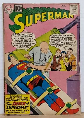Buy SUPERMAN #149 DC Comics Golden Age 1961 - GD 2.5 Death Of Superman • 19.79£