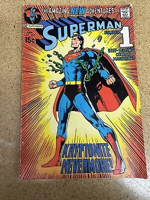 Buy Superman #233 Neal Adams Classic Iconic Cover D.C. 1971 • 126.50£