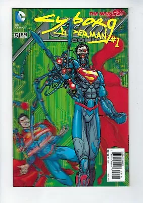 Buy Action Comics # 23.1 (cyborg Superman 3d Lenticular Motion Cover, Nov 2013), Nm • 4.95£