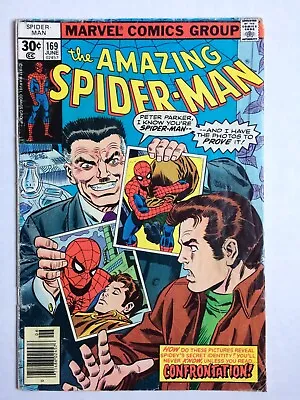 Buy The Amazing Spider-Man #169 Marvel Comics 1st Print Bronze Age 1977 • 2.38£