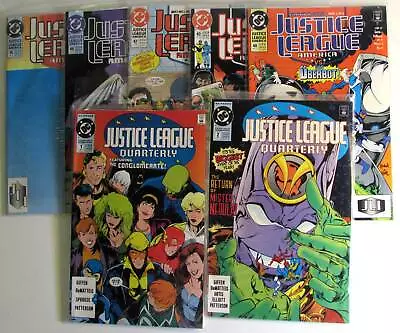 Buy 1990 Justice League America Lot Of 7 #35,40,42,43,48,Quarterly 1,2 DC Comics • 10.09£
