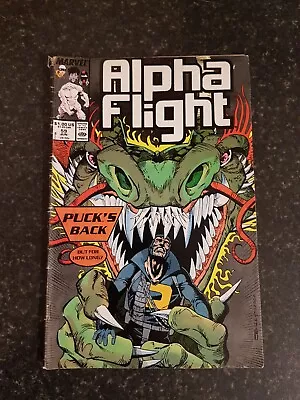 Buy Alpha Flight : Pucks Back But For How Long? Marvel Comics Vol 1 No 50 June 1988 • 1£