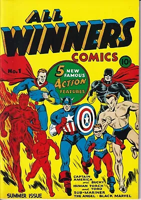 Buy Flashback Issue 23 - Reprints All Winners Comics  1 - 4th Captain America 1974 • 70.94£