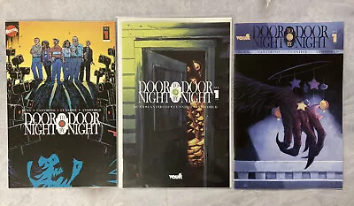 Buy Door To Door Night By Night #1 Set Of 3 1:10 Hurtt Shehan Variant Comic Book Ba • 15.93£
