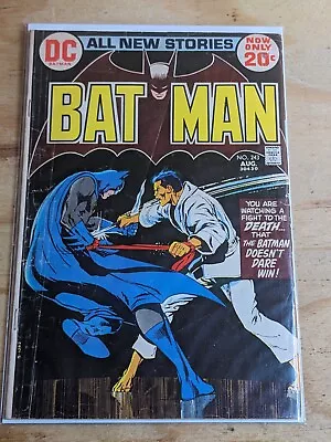 Buy Batman # 243 KEY ISSUE - Neal Adams Cover - 1st Debut Lazarus Pit - 1972 • 79.05£