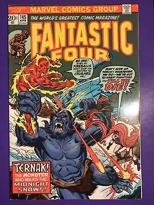 Buy Fantastic Four #145 Vf High Grade Bronze Age Marvel • 15.81£