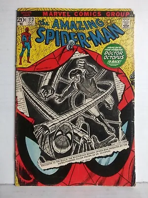 Buy Amazing Spider-Man #113 1st App Hammerhead • 51.97£