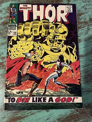 Buy The Mighty Thor #139 (Marvel 1967) - 1st Cover App Of Lady Sif VG/FN • 14.60£