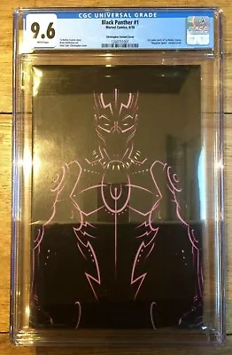 Buy Black Panther #1 Christopher Variant Cover CGC 9.6 1260751001 • 65£