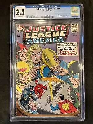 Buy JUSTICE LEAGUE OF AMERICA #29  (8/1964 DC)  CGC 2.5  1st Silver Age Starman! • 116.51£