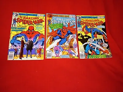 Buy Amazing Spider-man 185 186 187 Captain America Electro Chameleon Dragon Lords • 140£
