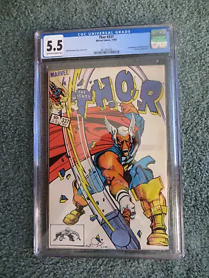Buy Thor 337 CGC 5.5  1st Appearance Of Beta Ray Bill • 63.88£