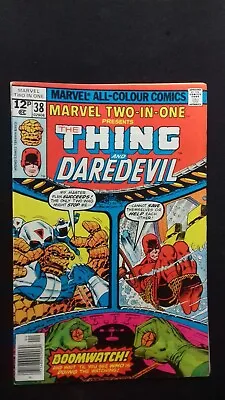 Buy Marvel Two In One #38  (1978)   THING  And  DAREDEVIL    VFn-  (7.5) • 3.99£