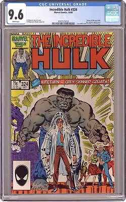 Buy Incredible Hulk #324 CGC 9.6 1986 4347525018 • 60.18£