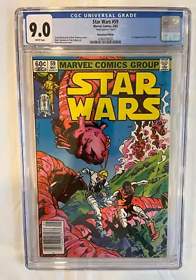 Buy Star Wars #59 CGC 9.0 Marvel May 1982 NewsStand WPs MJ Variant **REDUCED** !! • 42.65£