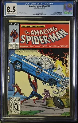 Buy The Amazing Spider-Man #306 CGC 8.5 Black Cat & Chameleon App. - 4419404008 • 47.97£