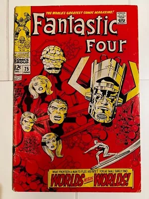 Buy Fantastic Four  #75 1968 Marvel Galactus! Silver Surfer Kirby/Lee Beatufiul! • 48.21£