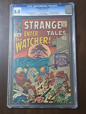 Buy Strange Tales 134 Cgc 8.0 Kang Appearance - Final Human Torch In Title • 180.72£