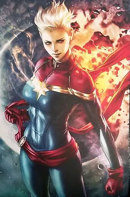 Buy Captain Marvel Art Poster Print By Stanley  Artgerm  Lau, 9.5x14.25 New Marvel C • 38.19£