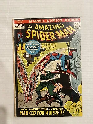 Buy Amazing Spider-Man #108  1st App Of SHA SHAN  1972  HOT🔥 KEY🗝️ • 30.83£
