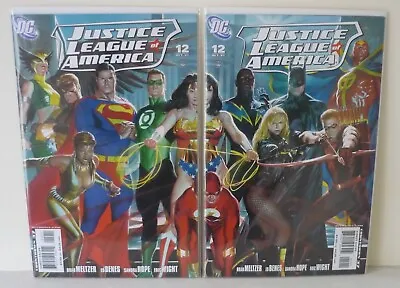 Buy Justice League Of America #12 Alex Ross Connecting Covers VFN (2007) DC Comics • 12£