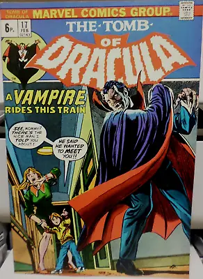 Buy The Tomb Of Dracula  Issue # 17.   Feb.1974.  Bronze Age Marvel Comic.  Fine++ • 19.99£