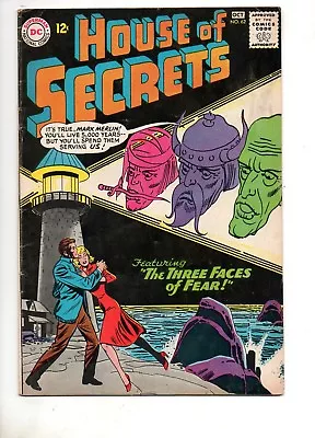 Buy House Of Secrets #62 2ND APPEARANCE Of ECLIPSO! 1963 KEY DC BLACK COVER! 61 • 67.52£