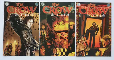 Buy James O'Barr's The Crow: City Of Angels #1 To 3 Set Kitchen Sink 1996 FN+ 6.5 • 29.99£