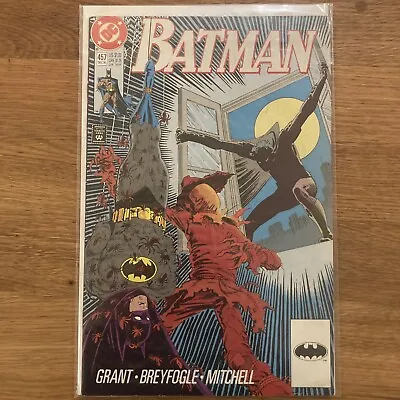 Buy Batman #457-1990 Vf 1st Tim Drake As Robin For Good 1st New Costume Scarecrow • 3£