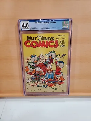Buy 1948 Dell Walt Disney's Comics And Stories #88 CGC 4.0 - Scrooge McDuck • 139.02£