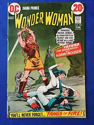 Buy Wonder Woman #202 VFN+ (8.5) DC ( Vol 1 1972) 1st App Fafhrd & Gray Mouser (3) • 66£